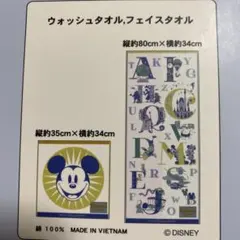 東京ディズニーリゾート ミッキー タオルセット