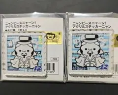 ワンピース　ニャンピース　アクリルステッカー　ルッチ 2点