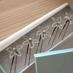 スワロフスキーヘアピン5本セット