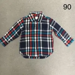 ベビーギャップ チェックシャツ 90