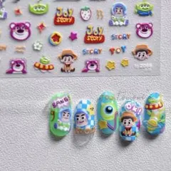 No.1057　3D立体　トイストーリー　ロッツォ　ネイルシール