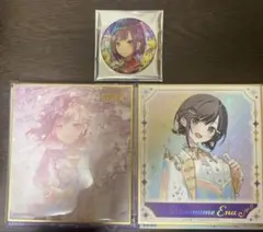 プロセカ　東雲絵名　ミニ色紙　缶バッジ　まとめ売り