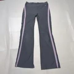 ナイキ FIT DRY トラックパンツ フレア グレー パープル M相当のサムネイル