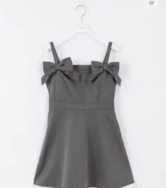 evelyn ビッグリボンキャミワンピース