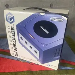 ☆【ジャンク】Nintendo GameCube 本体 紫色 箱有り