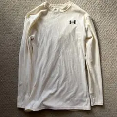 UNDER ARMOUR 長袖アンダーシャツ アイボリー