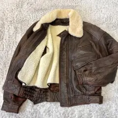 WindArmor G1 A2 ボア襟 羊革 レザー フライトジャケット XL