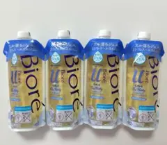 ◆新品◆花王 ビオレuザボディジェル ピュアリーサボン 詰替 4本セット 詰替用