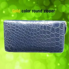 大セール価格 本物クロコ・一枚革・新色 シャム クロコダイル 長財布 