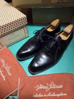【美品】シルヴァノラッタンジ　ホールカット　ブラックカーフ　6