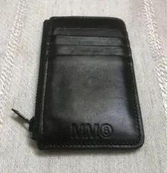 MM6 メゾン マルジェラ レザー カードケース フラグメントケース ブラック