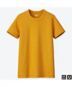 UNIQLO U ユニクロ マスタード色 半袖Tシャツ