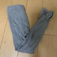 グレー 滑り止め付き ベビータイツ　80〜90