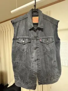 Levi's リーバイス デニムベスト Lサイズ ブラック 山田レン TSY 山田レン Levi's denimbest black リーバイス デニムベスト - メルカリ