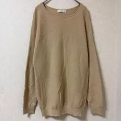 anySiS エニィスィス　長袖　ニット　ベージュ　セーター　2 M トップス