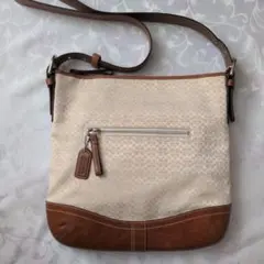 COACH ショルダーバッグ ベージュ/ブラウン