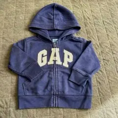 GAP ベビー フード付きパーカー 12-18M ネイビー　80センチ