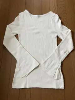 URBAN RESEARCH ROSSO 長袖リブニット アイボリーのサムネイル