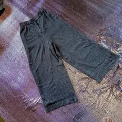 「GIANNI LO GIUDICE」小花柄グレーガウチョパンツサイズ36