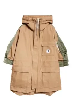 人気美品sacai x Carhartt WIP Duck × Nylonコートのサムネイル