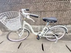 直接取引】ガールズラボ ホワイト 自転車 子供 22インチ - メルカリ