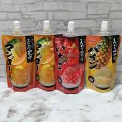 이무라야 엄선한 얼음 미츠 3종류 총 4봉 딸기 & 파인 & 망고 빙수 시럽