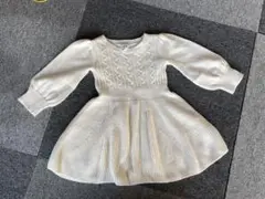 BABYGAP  GAP ニットワンピース　12-18month  美品　白