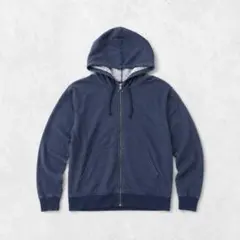 00s old Gap 無地　ジップパーカー　ネイビー　XL 大きめ