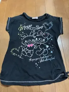 mezzo piano Tシャツ ブラック 120cm
