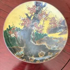 伝統工芸品である渋草焼（しぶくさやき）の「赤絵赤玉唐子図飾皿」木箱付き 東京書芸館公式 | 九谷焼赤絵細描『七宝鳳凰飾皿』皿立付 太田恵利香 工芸品
