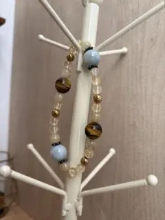 翡翠　ルチルクォーツ　パワーストーン　ブレスレット　天然石