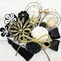 髪飾り　☆4147☆ わーちゃん様　つまみ細工　成人式　卒業式