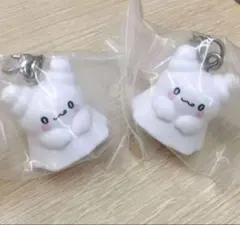 2個◎めじるしアクセサリー はなまるおばけ　サンリオキャラクターズ　part2