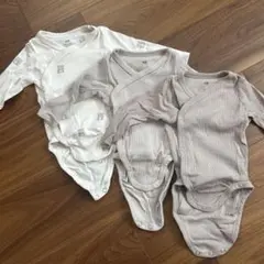 H&M オーガニックコットン ラップボディ 3枚セット