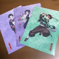 鬼滅の刃 アニプレックスオンラインくじ クリアファイル2枚セット 3点セット