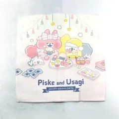 カナヘイの小動物 ビスケ&うさぎ ハンドタオル マイクロ パジャマパーティー