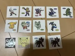 ポケモンパン　シール　エースバーン　ピカチュウ