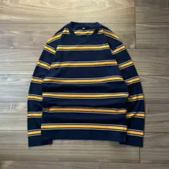 OLD UNIQLO multi-stripe l/s tee archive