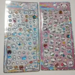 《ストーンつき　ジュエルプチドロップ》ぷくぷく　あわわちゃん＆もちもちぱんだ