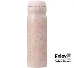 SAKURA2026ハンディーステンレスボトルピンクベージュ500ml