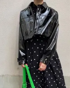 (SINN)Narcissus ナルシス パテントレザージャケット エナメルのサムネイル