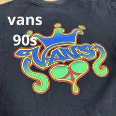 り*う様 90s vans USA製　tシャツ L 黒　ブラック　スケート