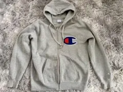 【Champion】フルジップパーカー 裏起毛 ビッグCロゴ刺繍C3-E128