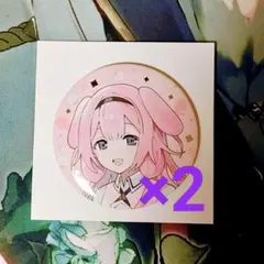 にじさんじ わんにゃんdays vol.2 ランダム箔押し缶バッジ 周央サンゴ