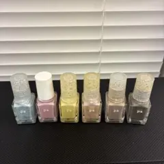 pa ネイルカラー 6色セット