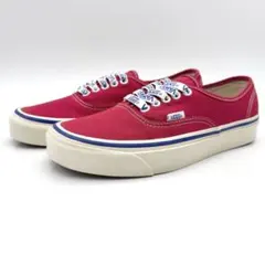 【美品】VANS オーセンティック 44DX アナハイム レッド ロゴ紐