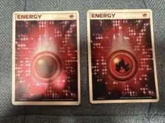 アクマグエネルギー 炎 2003 マグマvsアクア基本炎エネルギー　2枚セット