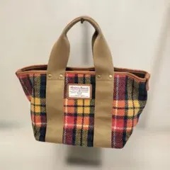 Harris Tweed チェック柄トートバッグ