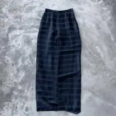 90s～ GIORGIO ARMANI ウール ストライプ ワイド スラックス - メルカリ