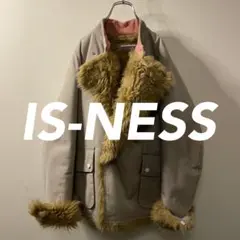 イズネス is-ness ブルゾン ファー コート ダウン ジャケット 秋冬